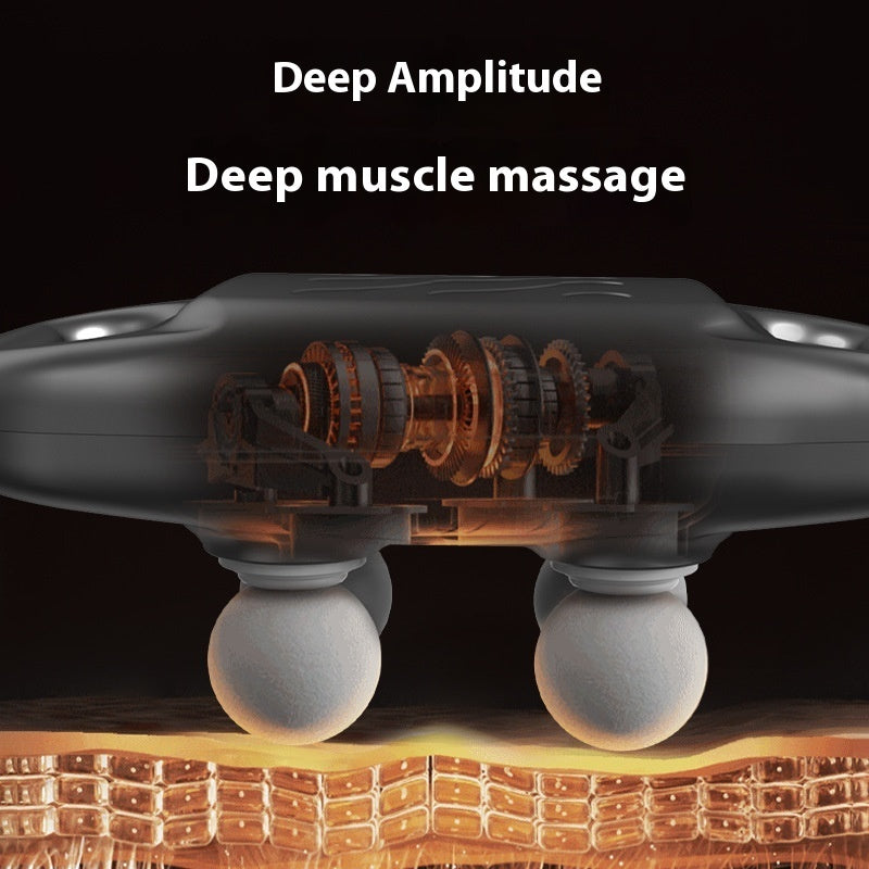 Professional 4-Head Massage Gun