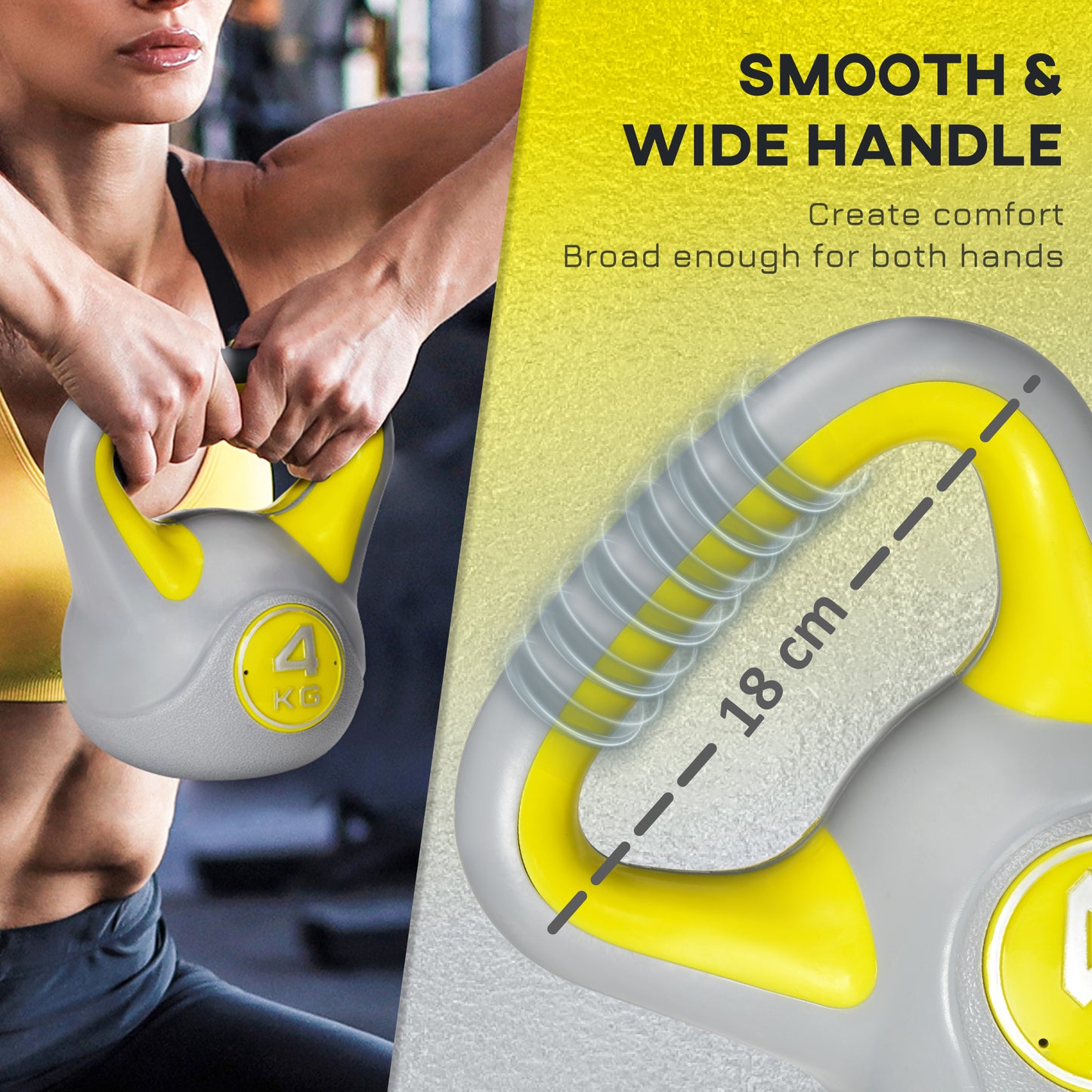 4kg Kettlebell — Home Gym Training