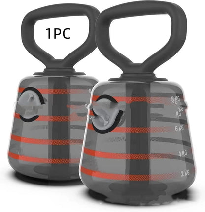 Adjustable Water-Filled Dumbbell Bottle